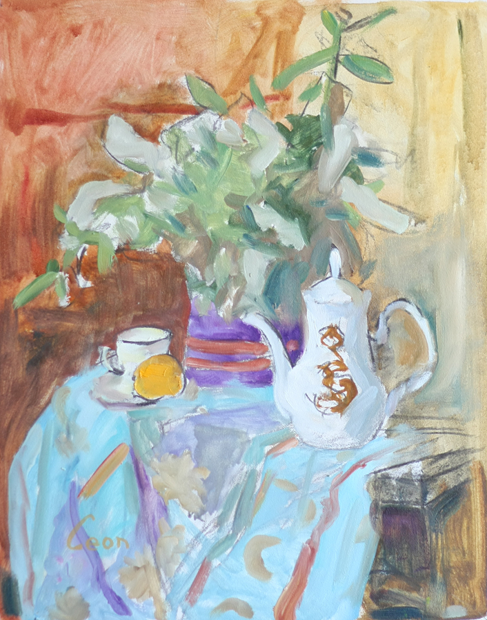 Still Life with Blue